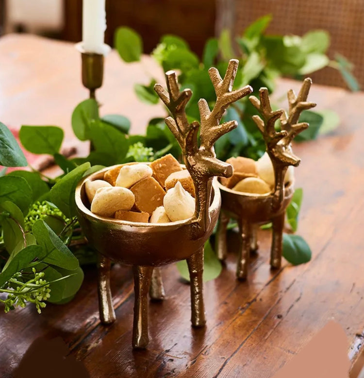 Reindeer sweets bowl