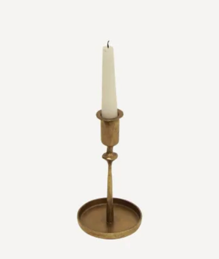 Gold candleholder