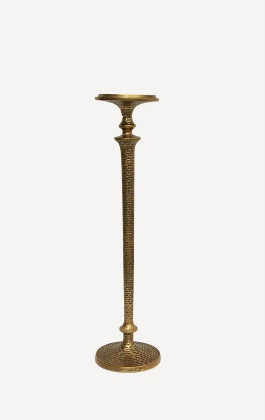 Hammered Pillar Candlestick