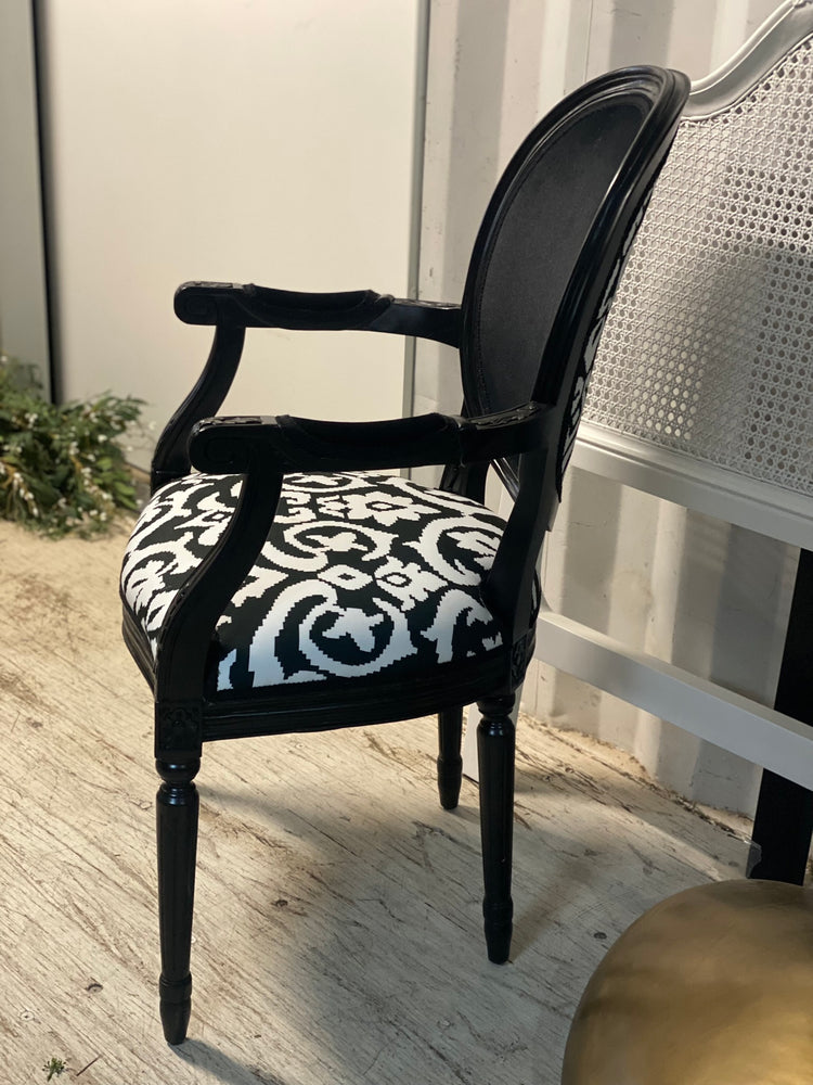 French style accent chair