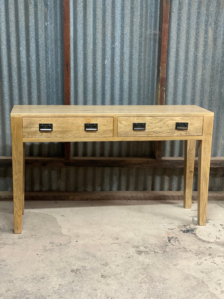 Natural Oak console table