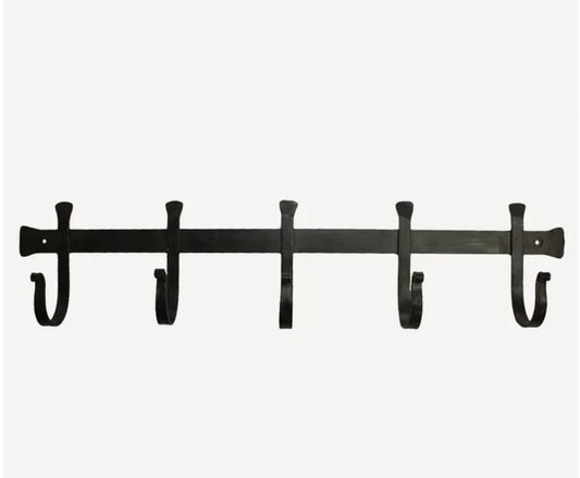 Iron 5 hook wallrack