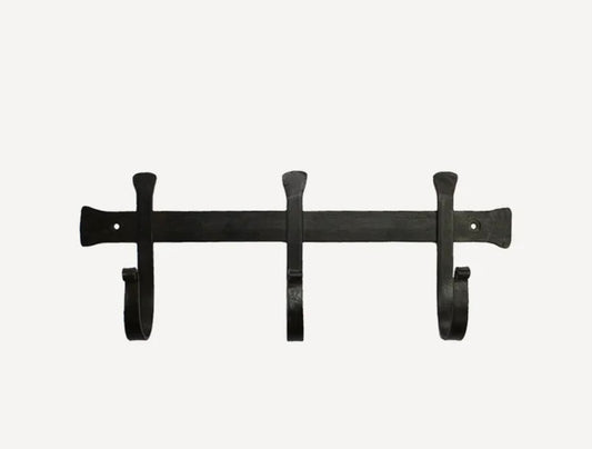 Iron 3 hook wallrack