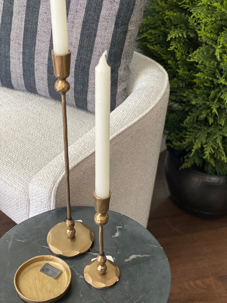 Gold candleholder Tall